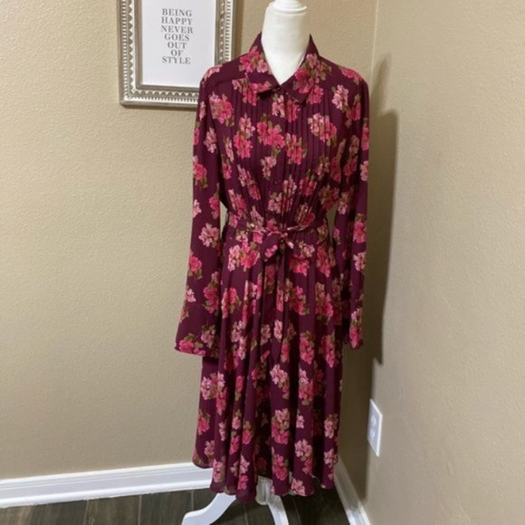 Nanette Lepore Floral Pink Dress - Picture 4 of 8